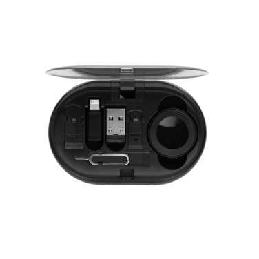 Logo trade mainoslahjat tuotekuva: Chargevix RCS -kierrätysmuovinen 60 W lataussetti