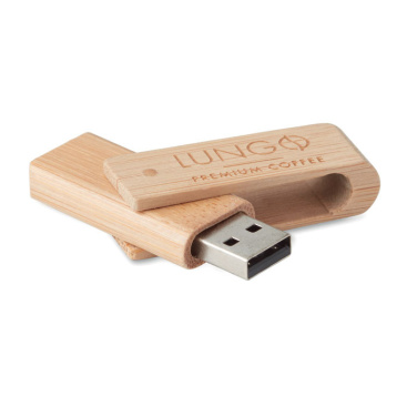 Logo trade mainoslahja kuva: Bambu USB-muistitikku 1-64GB.