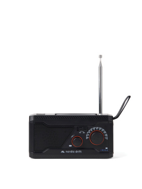Logotrade mainoslahjat ja liikelahjat tuotekuva: Nordic Drift Titan IPX4 -monitoimiradio 4000 mAh