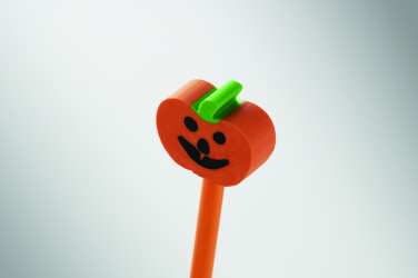 Logo trade mainoslahja ja liikelahja tuotekuva: Halloween-kynä pyyhekumilla