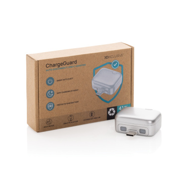 Logo trade mainostuotet tuotekuva: ChargeGuard RCS automaattisesti katkaiseva USB-C-sovitin.
