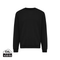IQONIQ Tarla collegepaita kierrätetystä puuvillasta, musta
