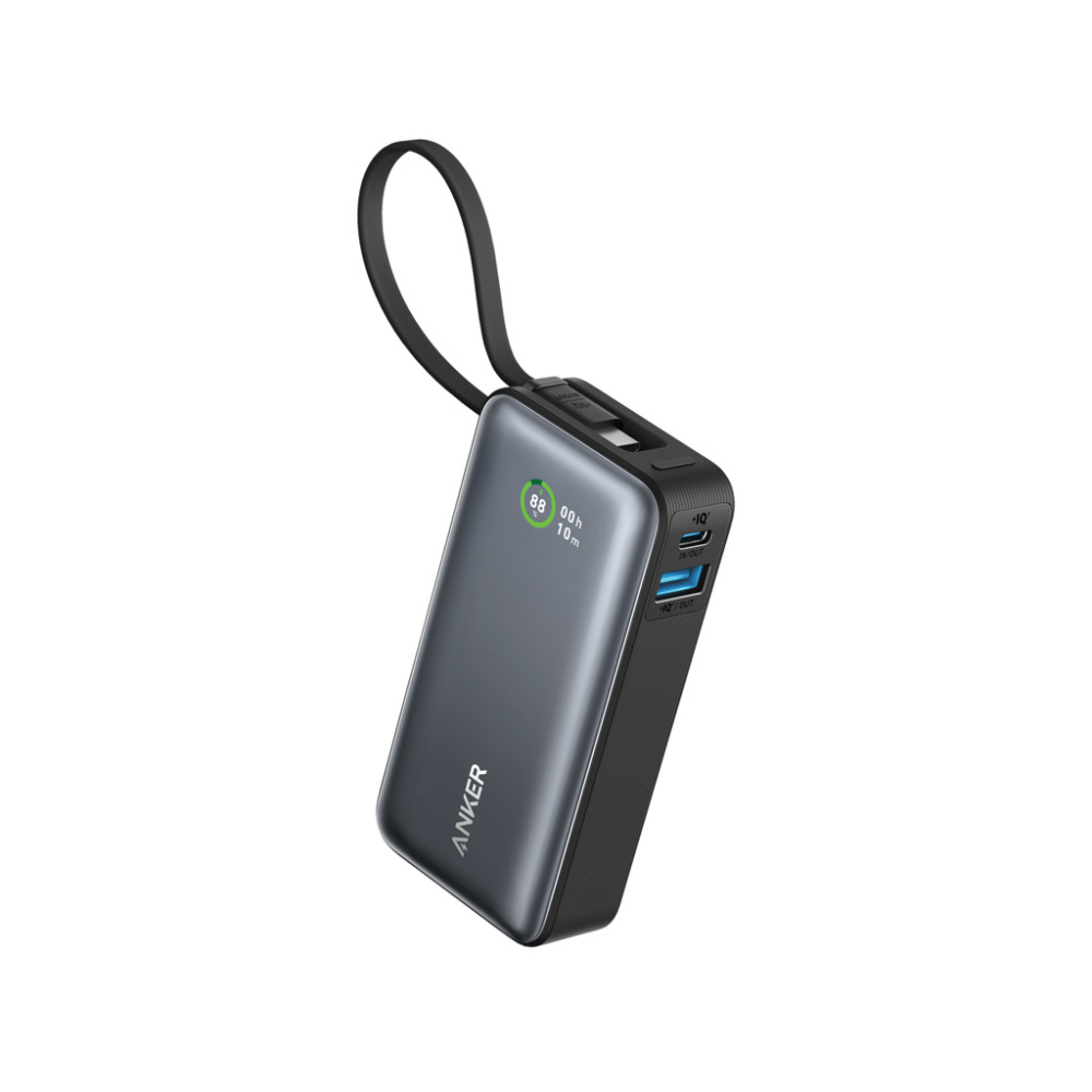 Logotrade liikelahjat mainoslahjat tuotekuva: Anker Nano 30 W -varavirtalähde USB-C-kaapelilla
