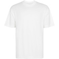Chow-merkkinen ylisuuri lyhythihainen unisex-t-paita, Valkoinen
