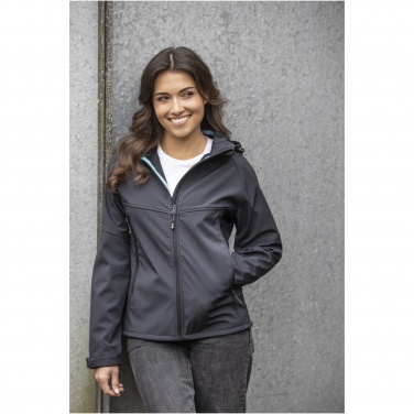Logotrade reklaminiai produktai nuotrauka: Coltan moteriška GRS perdirbta softshell striukė