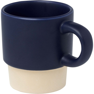 Logotrade firminės dovanos nuotrauka: Olympia 130 ml sukraunamas expresso puodelis moliniu dugnu