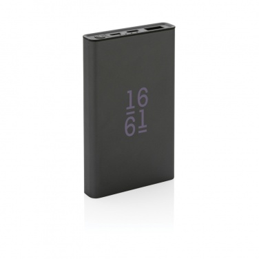 Logotrade reklaminės dovanos nuotrauka: Terra RCS perdirbto aliuminio maitinimo blokas 5 000 mAh