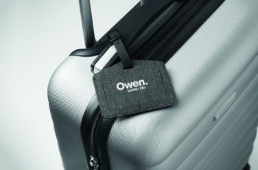 Logotrade verslo dovanos nuotrauka: Bagažo etiketė su apsauga nuo pametimo