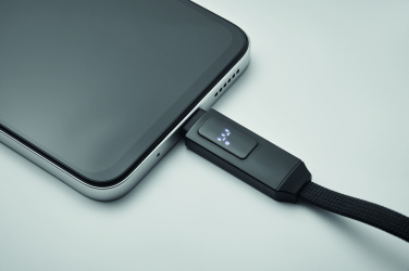 Logotrade reklaminės dovanos nuotrauka: 60 W įkrovimo laido raktų pakabukas