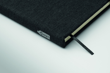 Logotrade reklaminiai produktai nuotrauka: A5 dydžio užrašų knygelė su telefono laikikliu