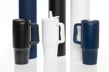 Logotrade verslo dovanos nuotrauka: „Embrace Leakproof RCS“ perdirbto nerūdijančio plieno stiklinė, 900 ml