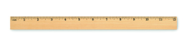 Logotrade dovana nuotrauka: Medinė liniuotė 30 cm