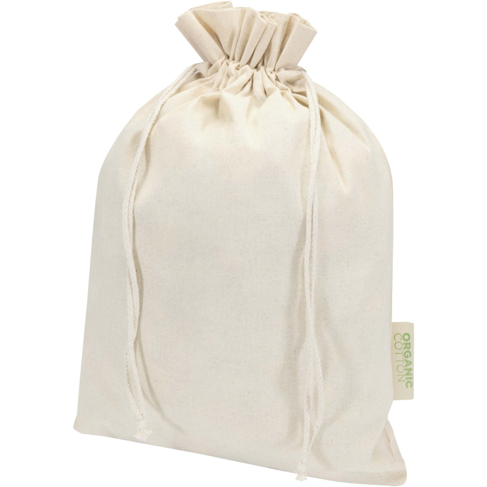 Logotrade firminės dovanos nuotrauka: Odisha 140 g/m² OCS ekologiškas dovanų maišelis - 42 x 30 cm
