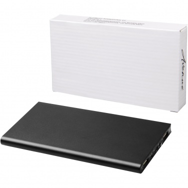 Logotrade korporatīvās dāvanas foto: Plate 8000 mAh alumīnija barošanas banka