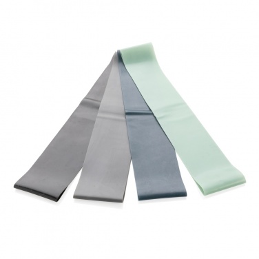 Logotrade korporatīvās dāvanas foto: 4gab elastīgās fitnesa lentes maisiņā