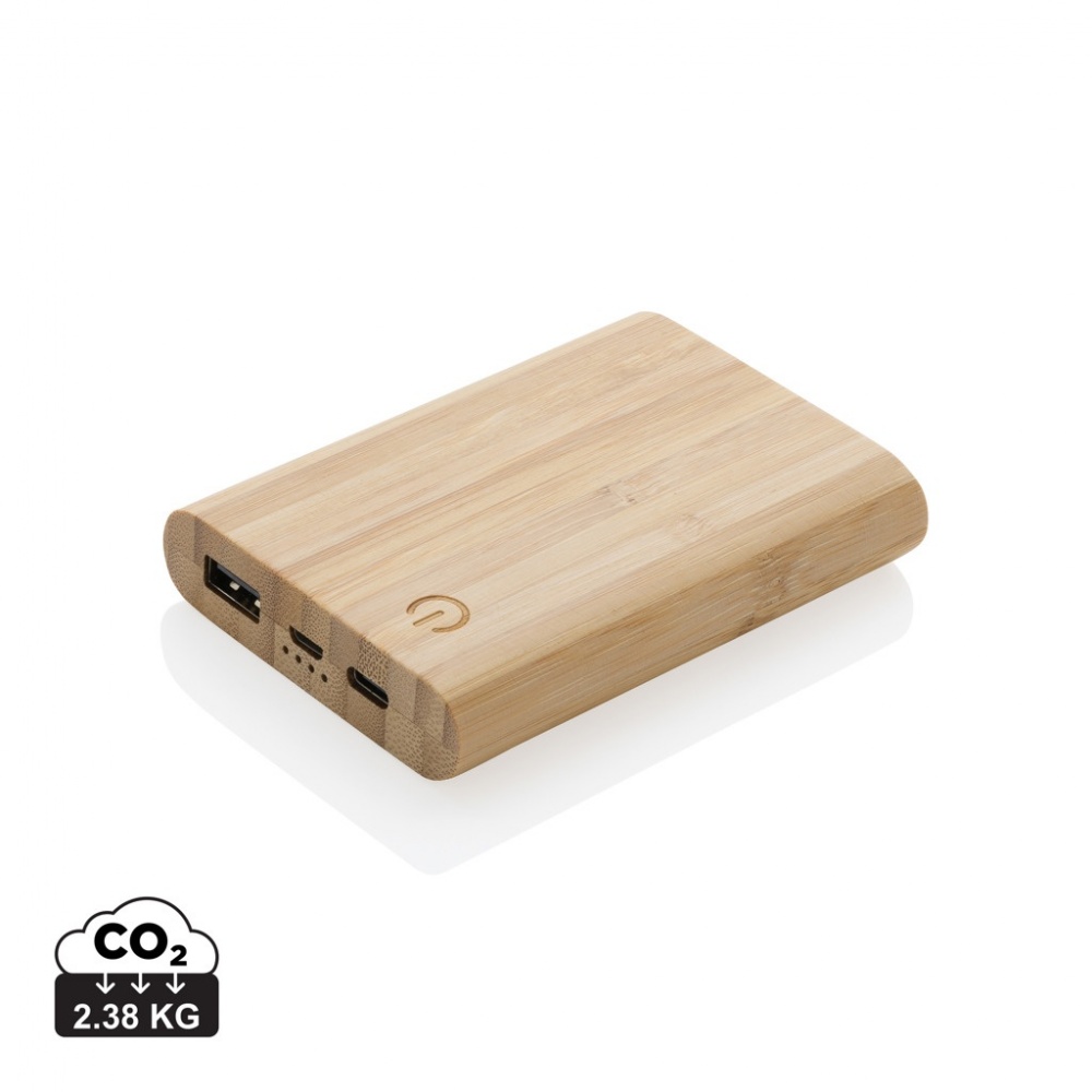 Logotrade Ideja dāvanas foto: Bambusa 5000 mAh jaudas banka