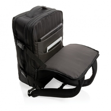 Logotrade korporatīvās dāvanas foto: Swiss Peak AWARE™ RPET 15,6 collu paplašināma nedēļas nogales mugursoma