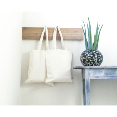 Logotrade biznesa dāvanas foto: Organiskās kokvilnas GOTS Shopper maisiņš (140 g/m²).