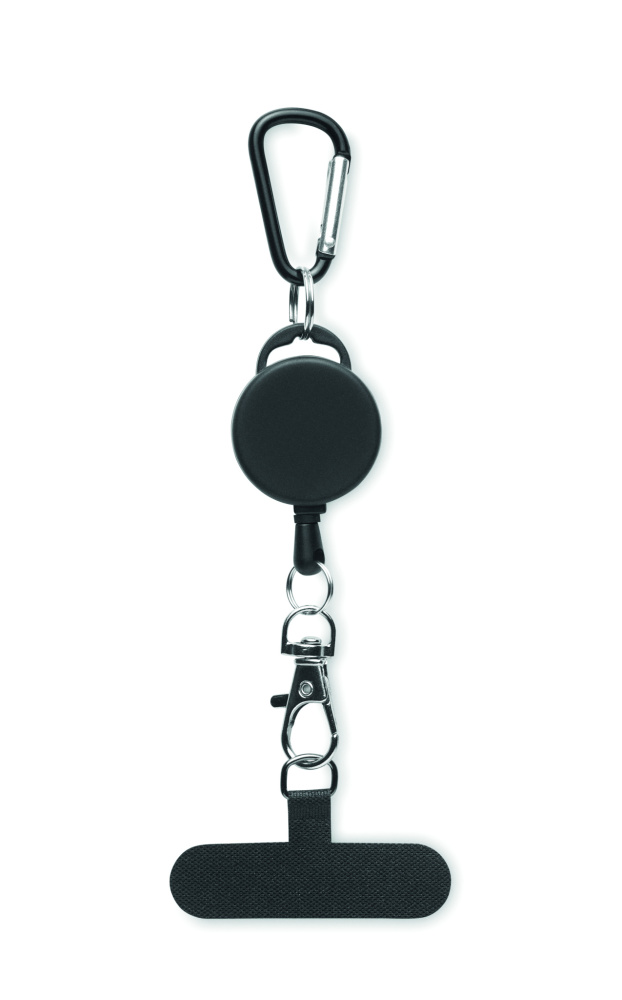 Logotrade logo dāvanas foto: Ievelkams tālruņa turētājs