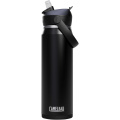 Camelbak® Thrive Flip VSS 750 ml vakuuma izolēta nerūsējošā tērauda ūdens pudele ar atlokāmu salmiņu, Vienmērīgi melna