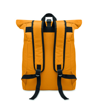 Logotrade biznesa dāvanas foto: 600D poliestera rolltop mugursoma