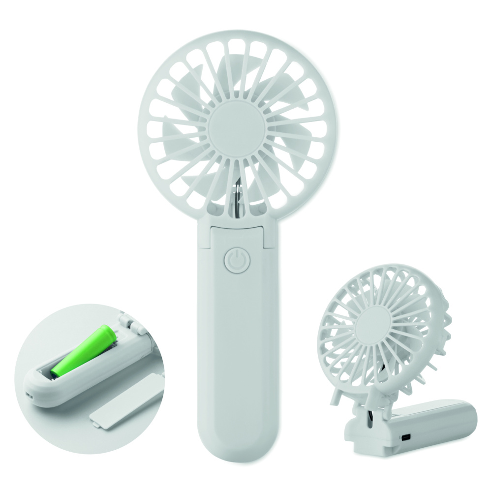 Logotrade biznesa dāvanas foto: Pārnēsājams salokāms ventilators