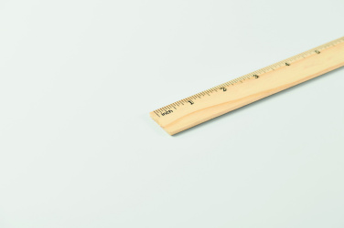 Logotrade ziemassvētku dāvanas foto: Koka lineāls 20 cm