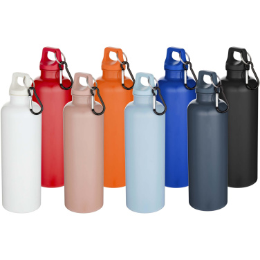 Logotrade logo dāvanas foto: Oregon 750 ml vienkrāsaina RCS pārstrādātas plastmasas ūdens pudele ar karabīni