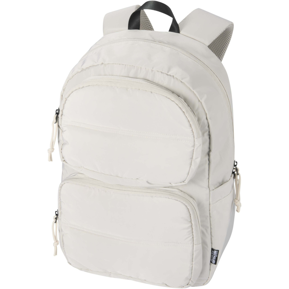 Logotrade ziemassvētku dāvanas foto: Puffer 15.6" GRS pārstrādāta klēpjdatora mugursoma 18L
