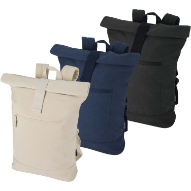 Logotrade dāvanas foto: Recanvas 14” GRS pārstrādāta sarullējama mugursoma 16L