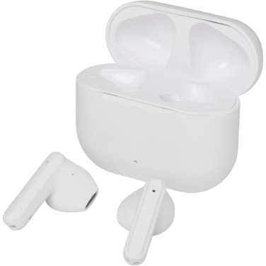 Logotrade logo dāvanas foto: Altais pārstrādātas plastmasas patiesi bezvadu Bluetooth® austiņas