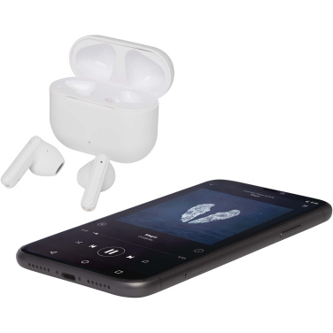 Logotrade logo dāvanas foto: Altais pārstrādātas plastmasas patiesi bezvadu Bluetooth® austiņas