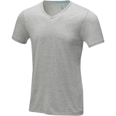 Лого трейд pекламные продукты фото: Kawartha short sleeve men's organic V-neck t-shirt