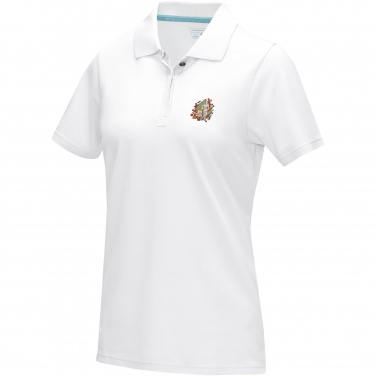 Лого трейд pекламные подарки фото: Graphite short sleeve women’s organic polo