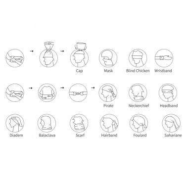 Лого трейд pекламные продукты фото: Многофункциональный шарф