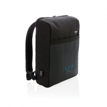 Лого трейд pекламные подарки фото: Swiss Peak 15" противоугонный рюкзак RFID и USB без ПВХ