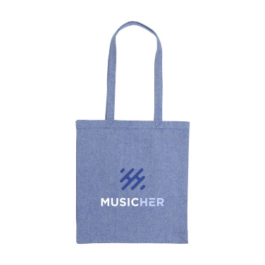 Лого трейд pекламные подарки фото: Сумка Melange Shopper GRS Recycled Canvas (280 г/м²)