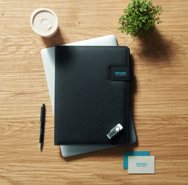 Логотрейд pекламные продукты картинка: A4 folder and wireless charger