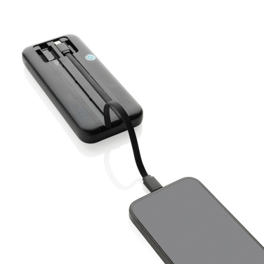 Логотрейд pекламные подарки картинка: Turbopack RCS rplastic powerbank 10.000 интегрированных кабелей