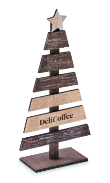 Логотрейд pекламные cувениры картинка: Wooden Christmas tree
