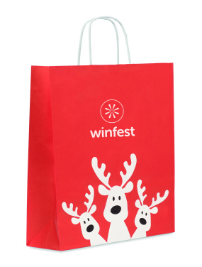 Логотрейд pекламные подарки картинка: Gift paper bag large