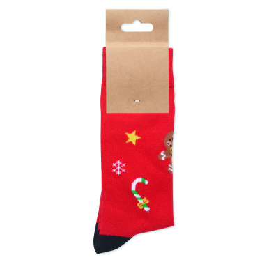 Лого трейд pекламные cувениры фото: Pair of Christmas socks L