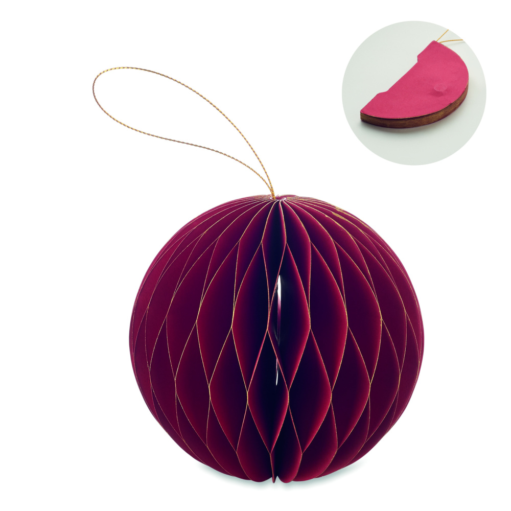 Логотрейд pекламные подарки картинка: Foldable  XMAS bauble hanger