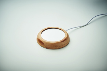 Логотрейд бизнес-подарки картинка: Bamboo mug warmer with USB