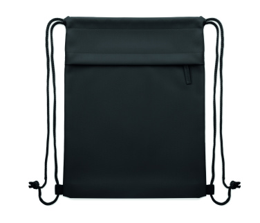Лого трейд pекламные cувениры фото: Drawstring bag in 600D RPET