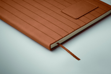 Лого трейд бизнес-подарки фото: A5 notebook in smokey PU