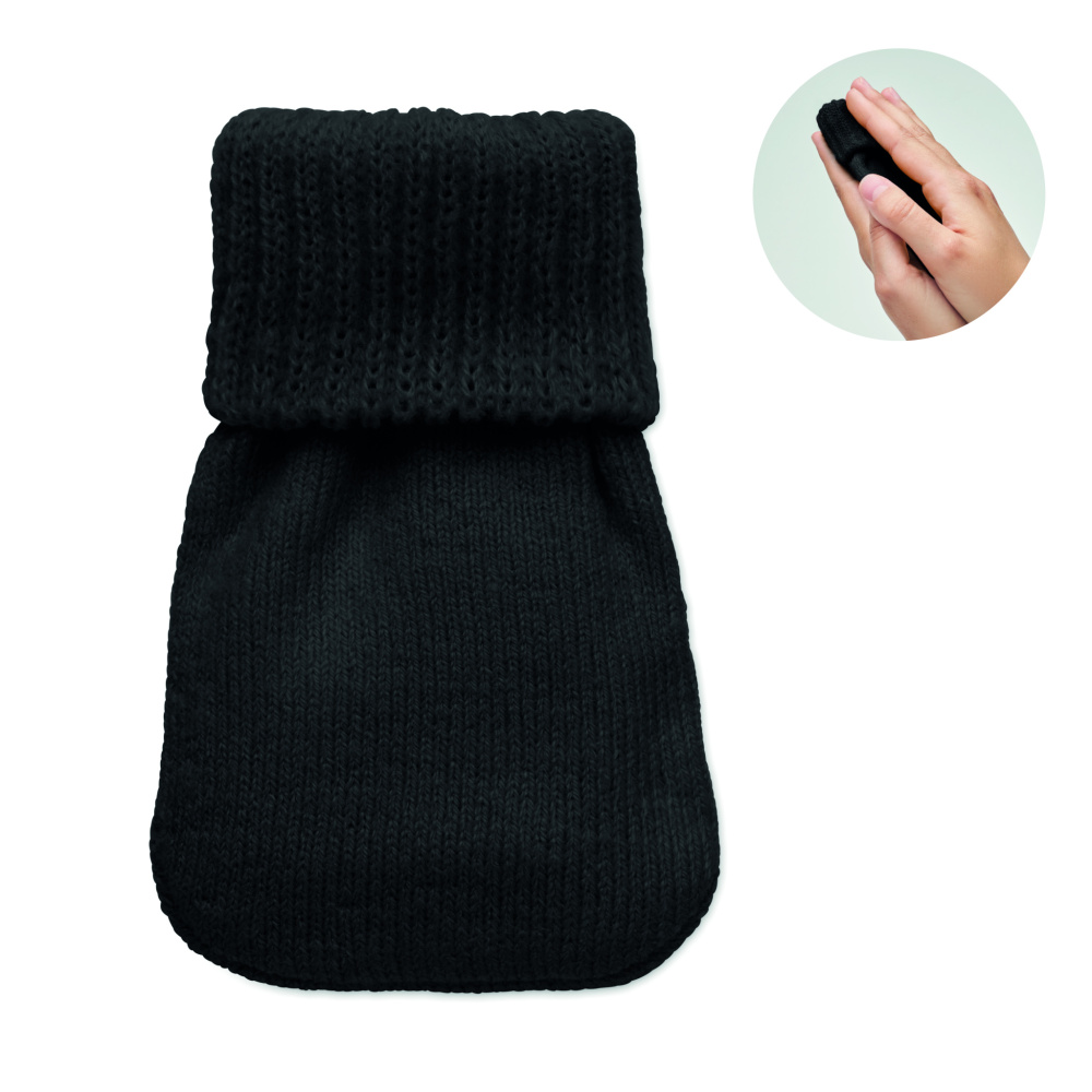 Лого трейд pекламные подарки фото: Hand warmer knitted polyester