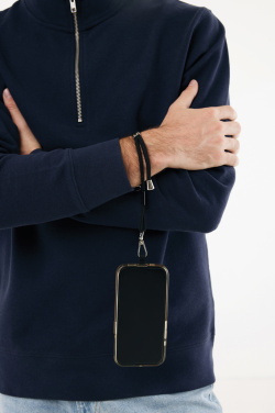 Логотрейд бизнес-подарки картинка: Регулируемый держатель для телефона CarryLoop RCS из переработанного ПЭТ на запястье