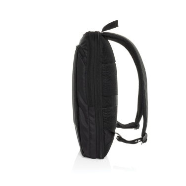 Лого трейд pекламные cувениры фото: Тонкий рюкзак Flexpack Aware™ RPET для ноутбука 15,6 дюйма с возможностью расширения