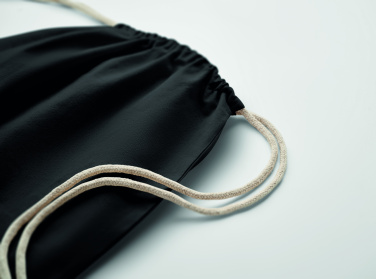 Логотрейд pекламные подарки картинка: Drawstring bag Fairtrade 180gr